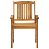 Chaises de jardin lot de 8 Bois d'acacia solide