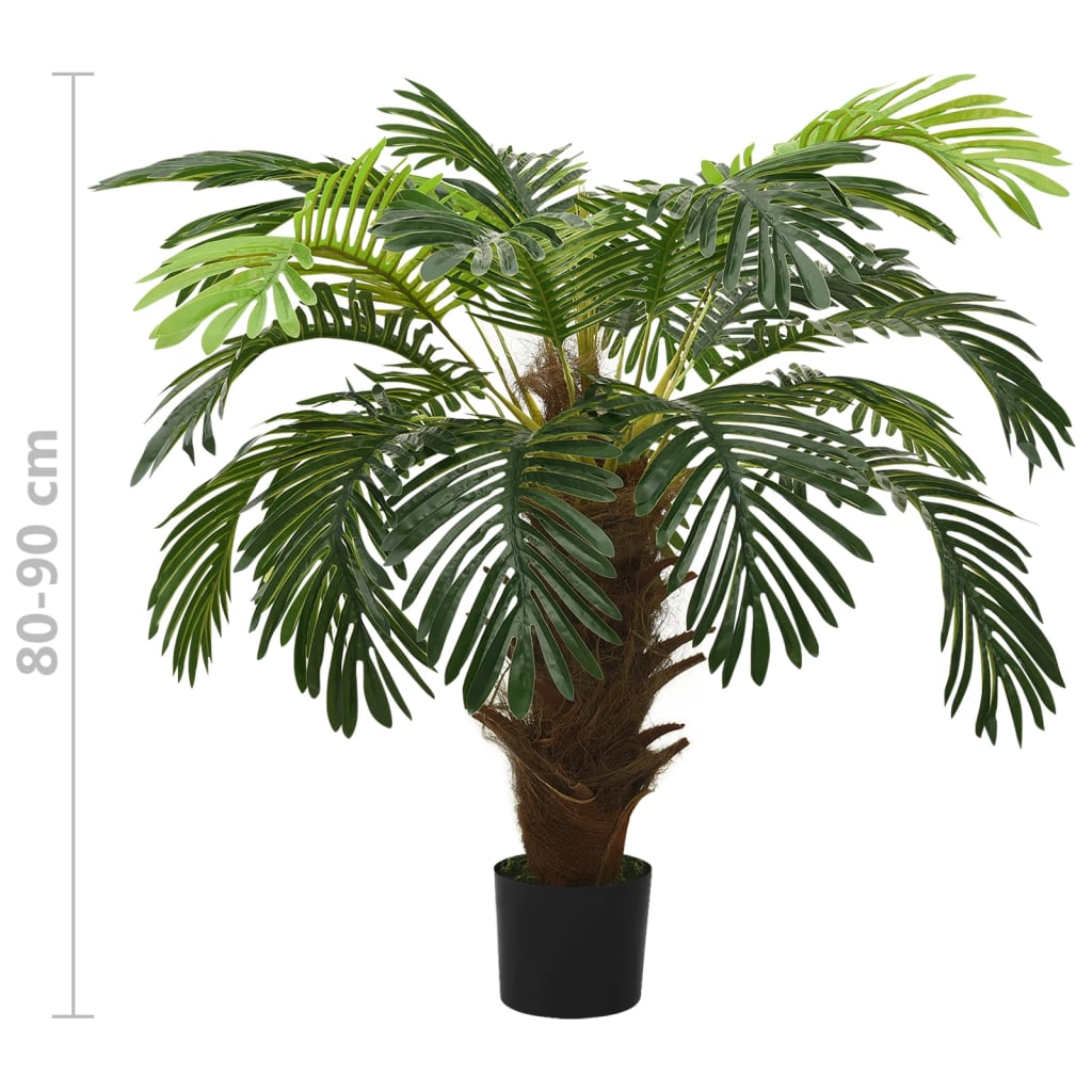 Künstliche Cycaspalme mit Topf 90 cm Grün