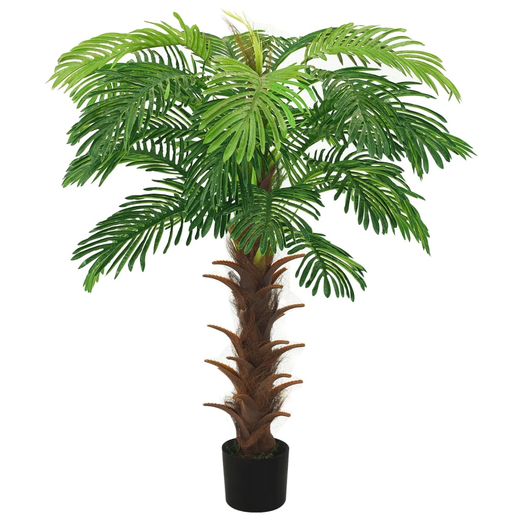 Palmier Cycas artificiel avec pot 140 cm Vert