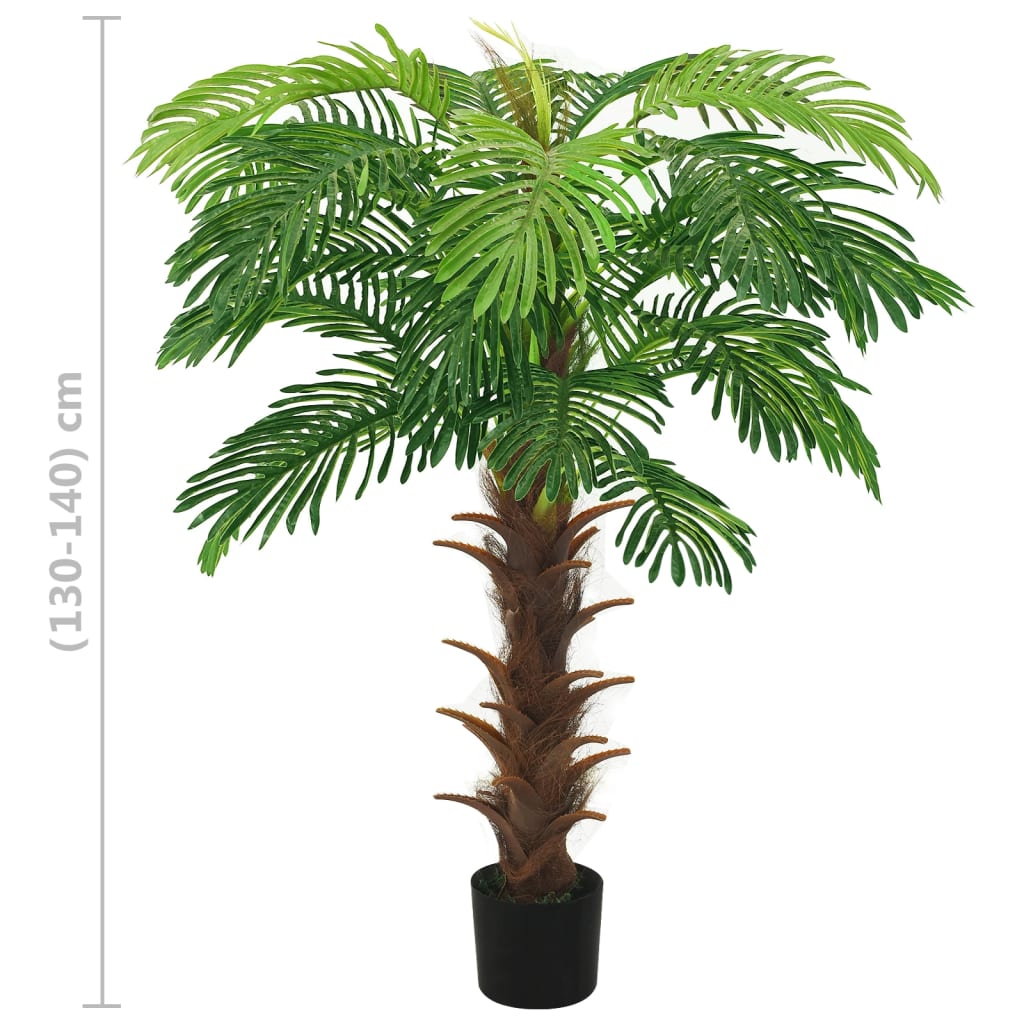 Künstliche Cycaspalme mit Topf 140 cm Grün