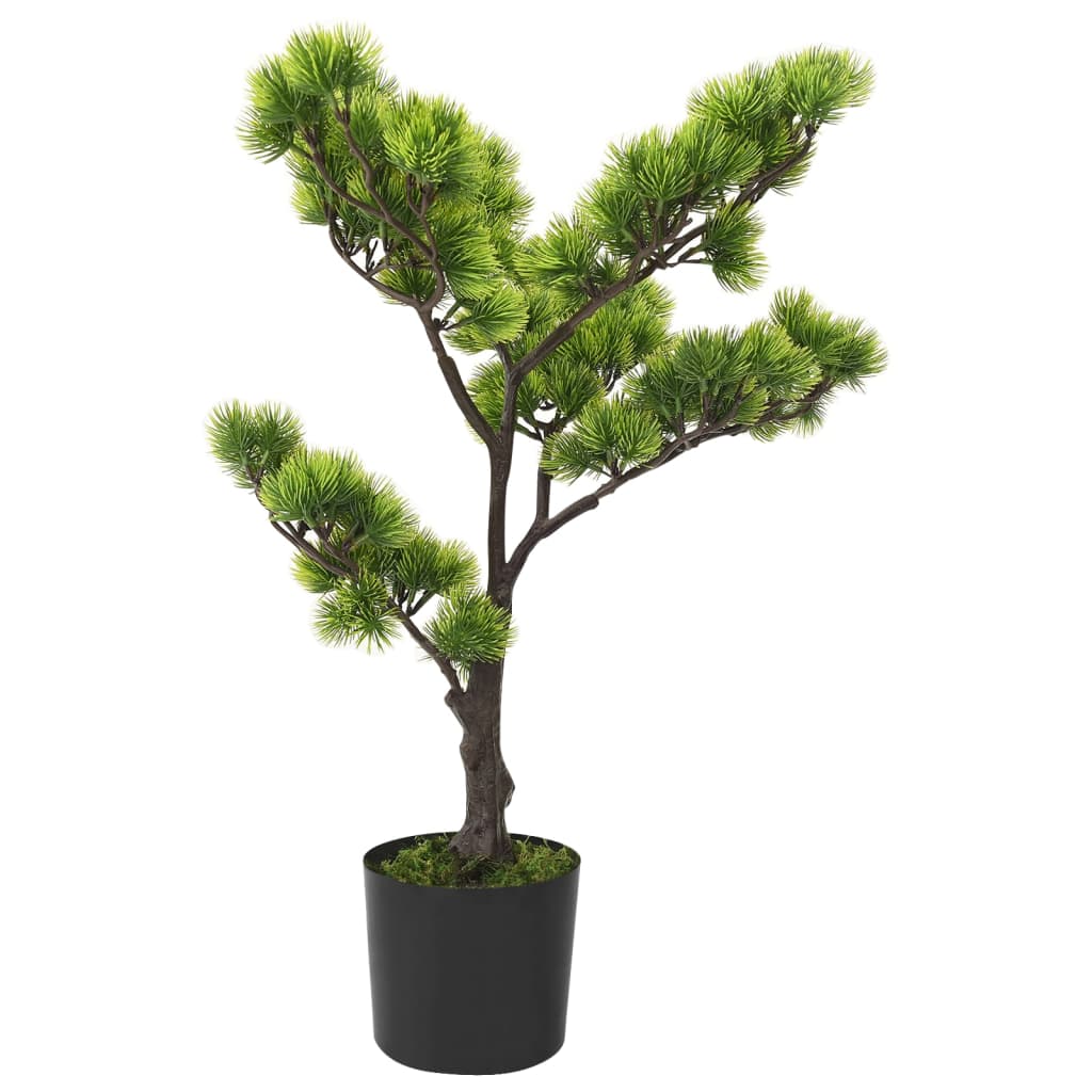 Bonsaï de pin artificiel avec pot 60 cm Vert