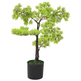 Künstlicher Zypressenbonsai mit Topf 60 cm Grün