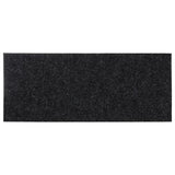 Tapis d'escalier autocollants Rectangulaire 15 pcs 60x25cm Noir