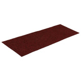 Tapis d'escalier autocollants Rectangulaire 15pcs 60x25cm Rouge