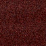 Tapis d'escalier autocollants Rectangulaire 15pcs 60x25cm Rouge