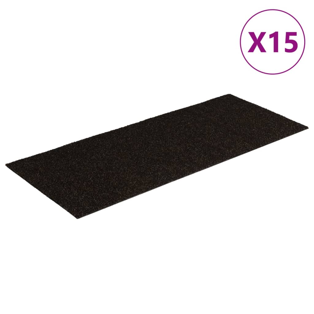 Tapis d'escalier autocollants Rectangulaire 15 pcs 60x25 cm