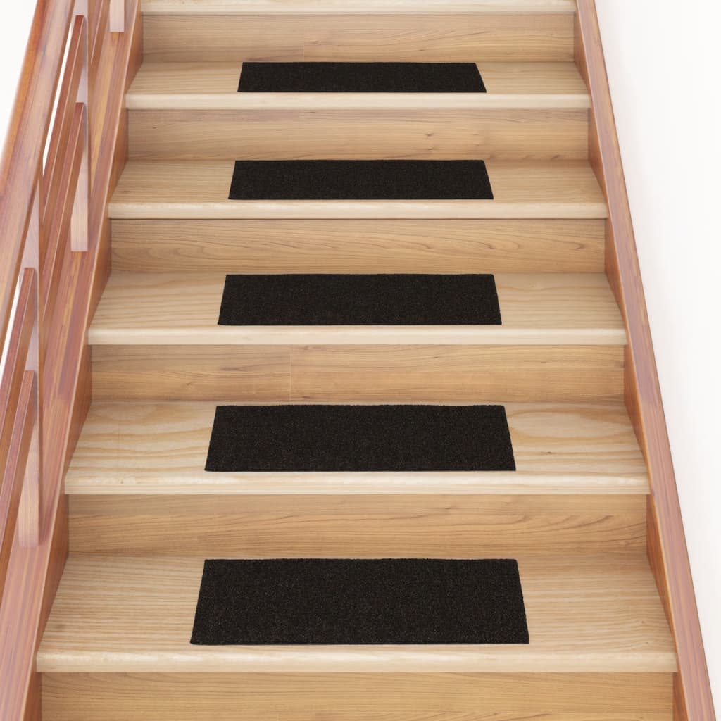 Tapis d'escalier autocollants Rectangulaire 15 pcs 60x25 cm