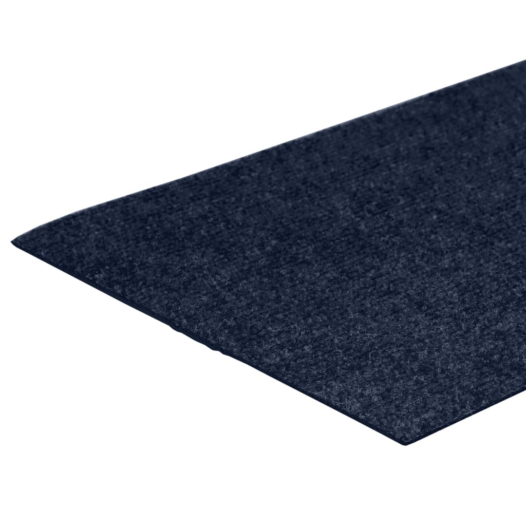 Tapis d'escalier autocollants Rectangulaire 15 pcs 60x25cm Bleu