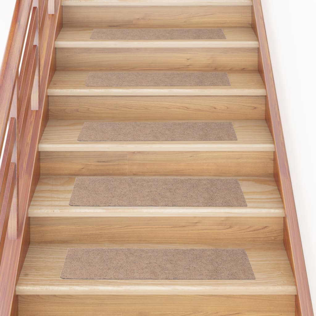 Tapis d'escalier autocollants Rectangulaire 15 pcs 76x20 cm