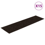 Tapis d'escalier autocollants Rectangulaire 15 pcs 76x20 cm