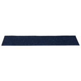 Tapis d'escalier autocollants Rectangulaire 15 pcs 76x20cm Bleu