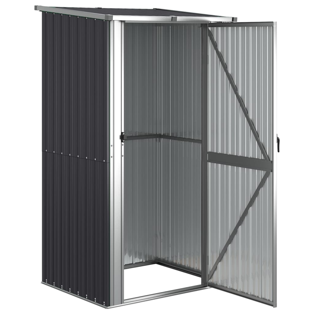 Abri de jardin Anthracite 118,5x97x209,5 cm Acier galvanisé