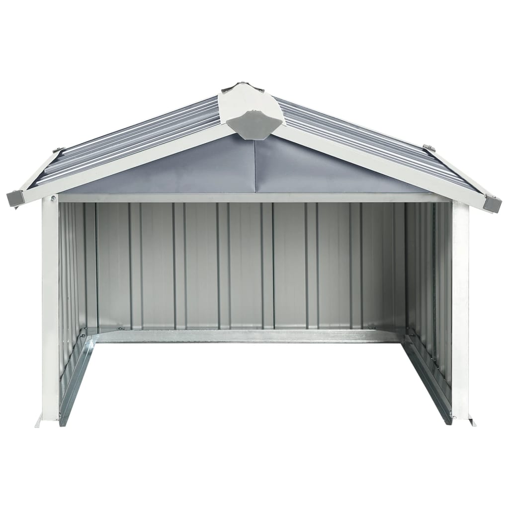 Abri pour robot de jardin 92x97x63 cm Acier galvanisé Gris