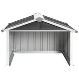 Abri pour robot de jardin 92x97x63cm Acier galvanisé Anthracite