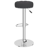 Tabourets de bar lot de 2 noir tissu