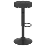 Tabourets de bar lot de 2 Noir Velours