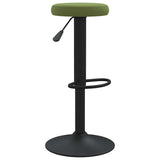 Tabourets de bar lot de 2 vert clair velours