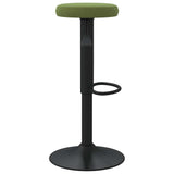 Tabourets de bar lot de 2 vert clair velours