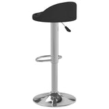 Tabourets de bar lot de 2 noir similicuir