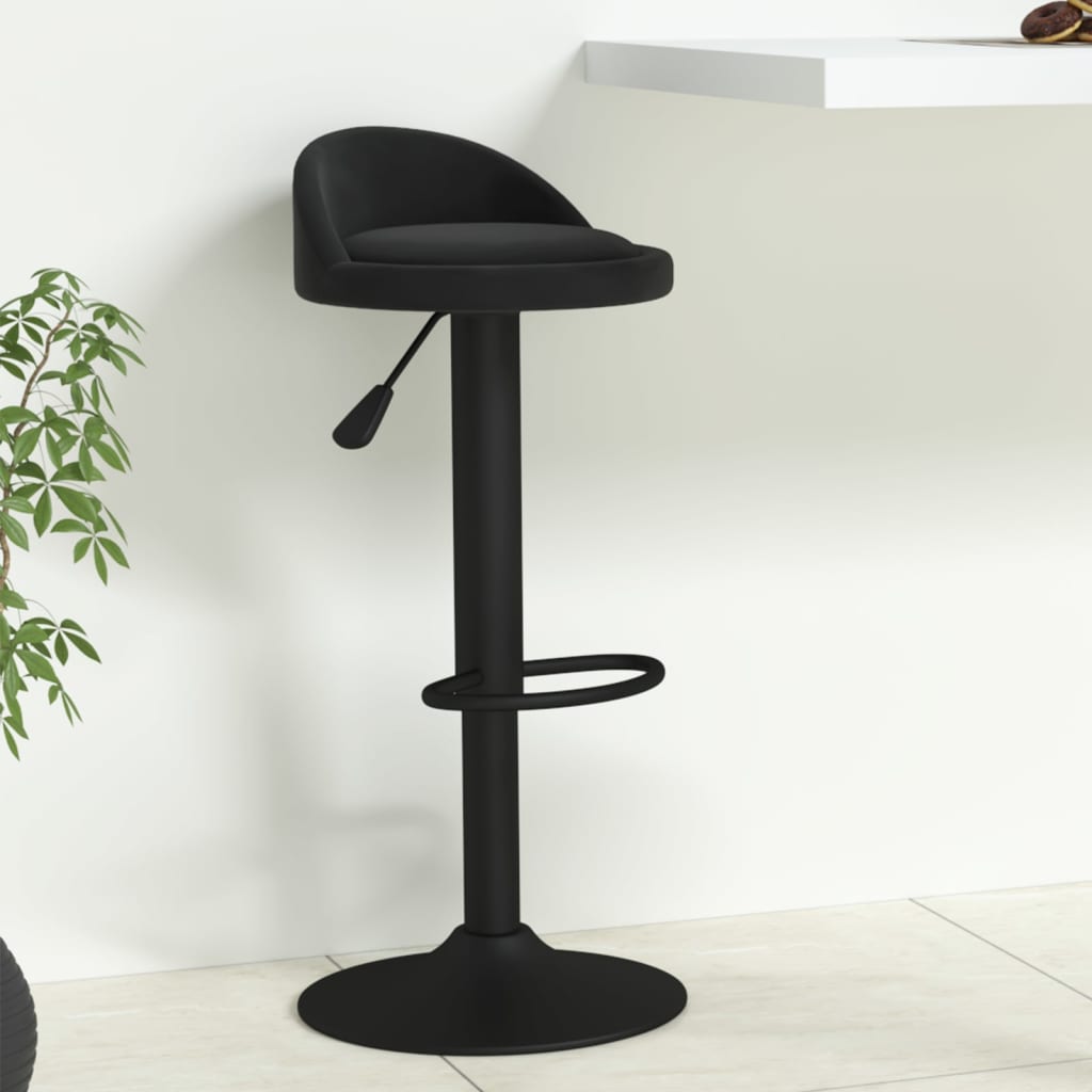 Tabouret de bar Noir Velours