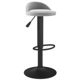 Tabouret de bar Gris clair Velours