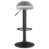 Tabouret de bar Gris clair Velours