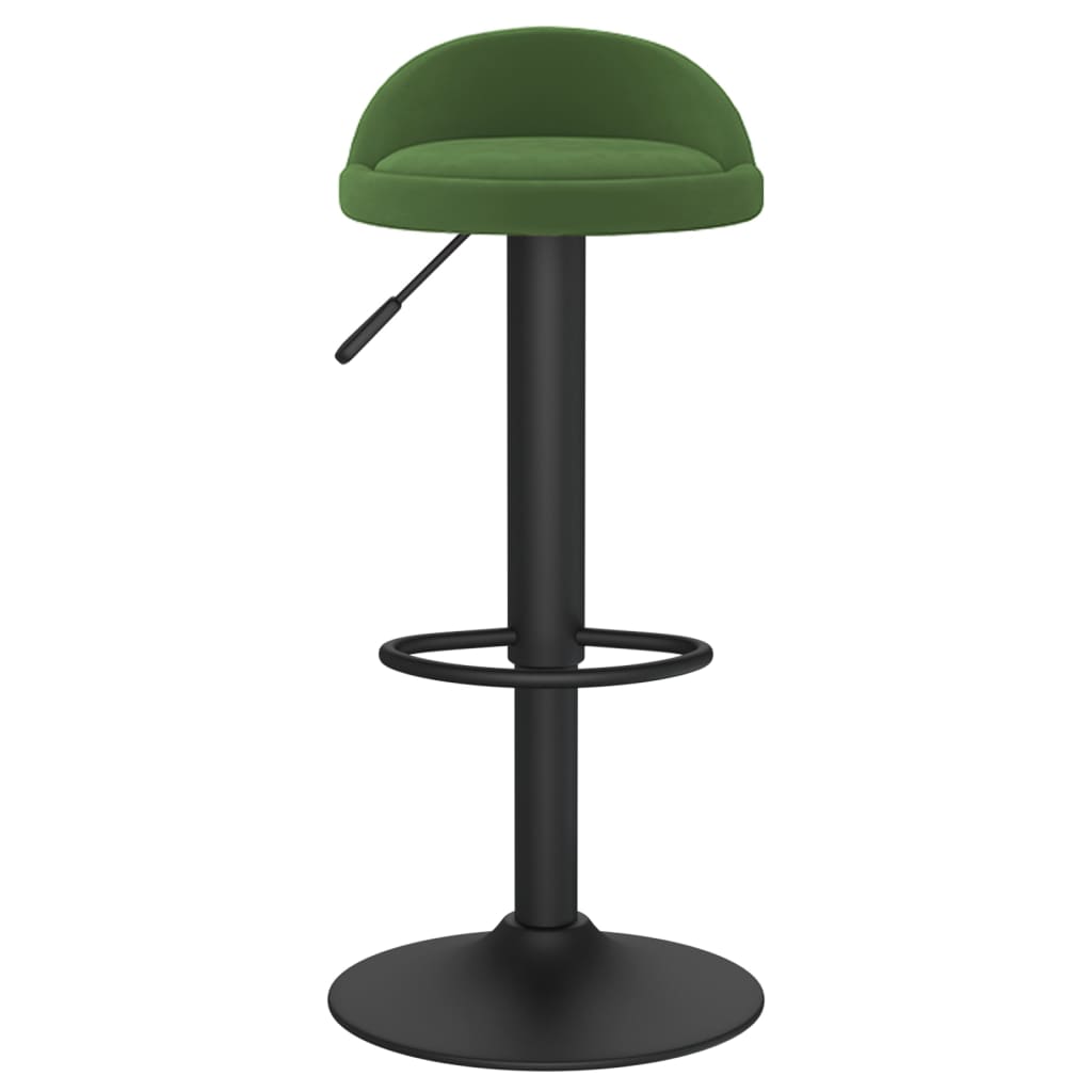 Tabouret de bar Vert foncé Velours