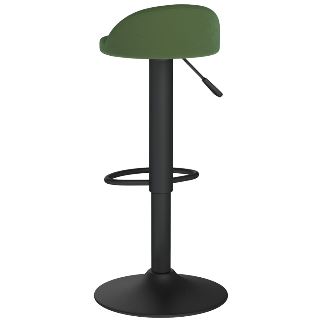 Tabouret de bar Vert foncé Velours