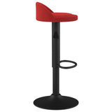 Tabouret de bar Rouge bordeaux Velours