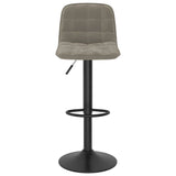 Tabouret de bar Gris clair Velours