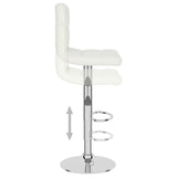 Tabouret de bar Blanc Similicuir