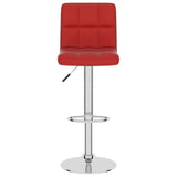 Tabouret de bar Rouge bordeaux Similicuir