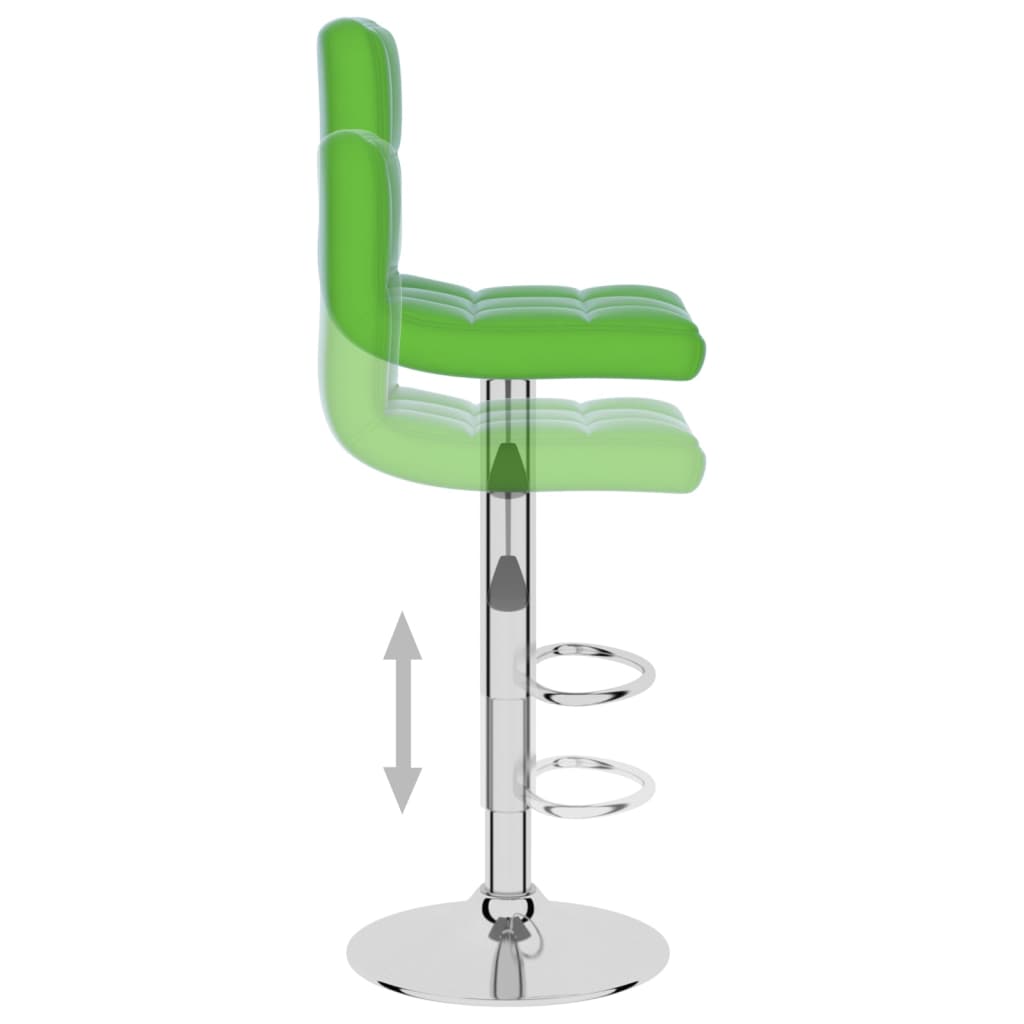 Tabouret de bar Vert Similicuir