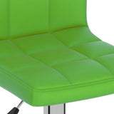 Tabouret de bar Vert Similicuir