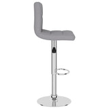 Tabouret de bar Gris clair Tissu