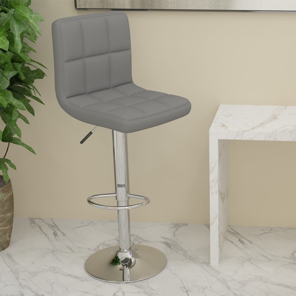 Tabouret de bar Gris clair Tissu