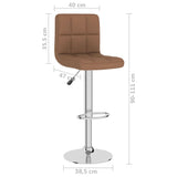 Tabouret de bar Marron Tissu