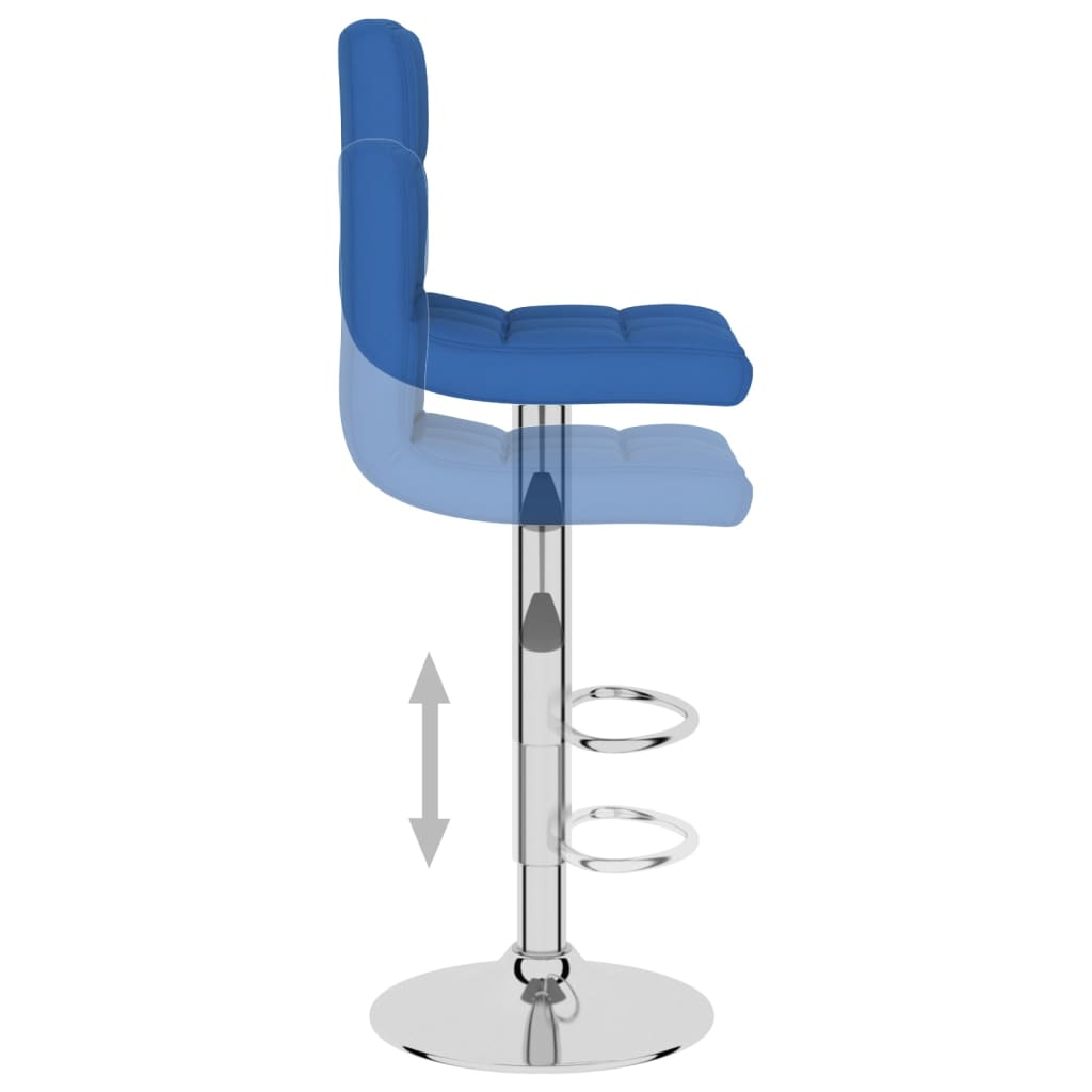 Tabouret de bar Bleu Tissu