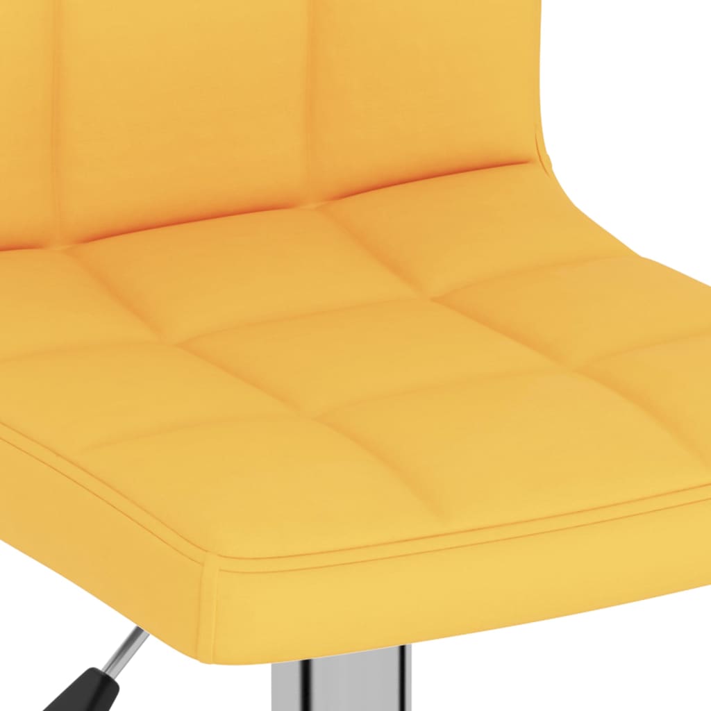 Tabouret de bar Jaune moutarde Tissu