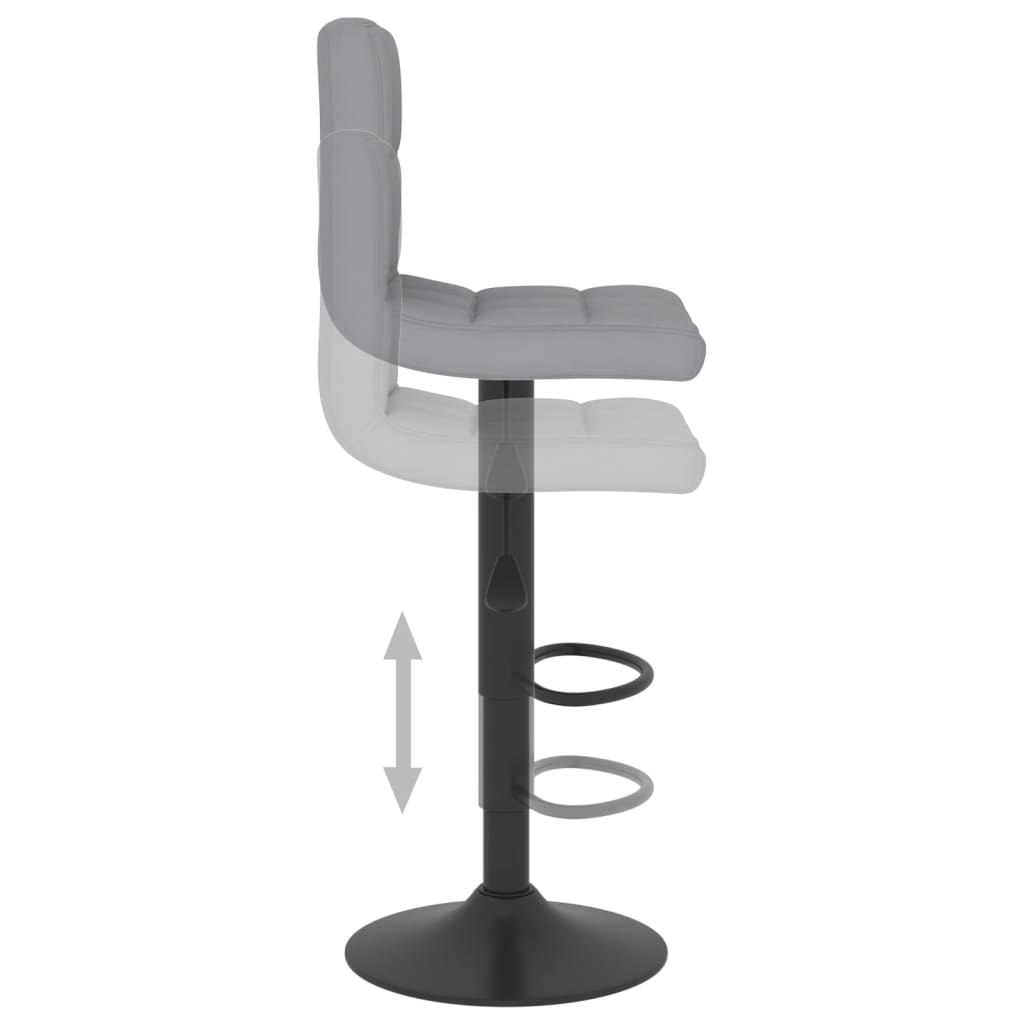 Tabouret de bar Gris clair Tissu