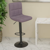 Tabouret de bar Taupe Tissu