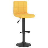 Tabouret de bar Jaune moutarde Tissu