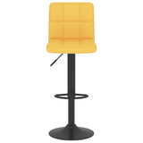 Tabouret de bar Jaune moutarde Tissu