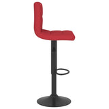 Tabouret de bar Rouge bordeaux Tissu