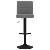 Tabouret de bar Gris foncé Velours