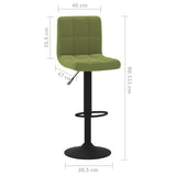 Tabouret de bar Vert clair Velours