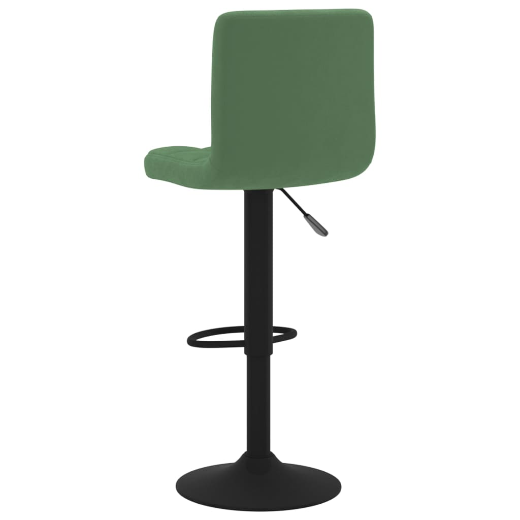 Tabouret de bar Vert foncé Velours