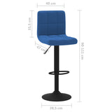 Tabouret de bar Bleu Velours