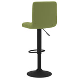 Tabourets de bar lot de 2 vert clair velours