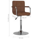 Tabouret de bar Marron Tissu